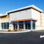 Industrial exterior coating application by Rhino Shield of Wisconsin on commercial building